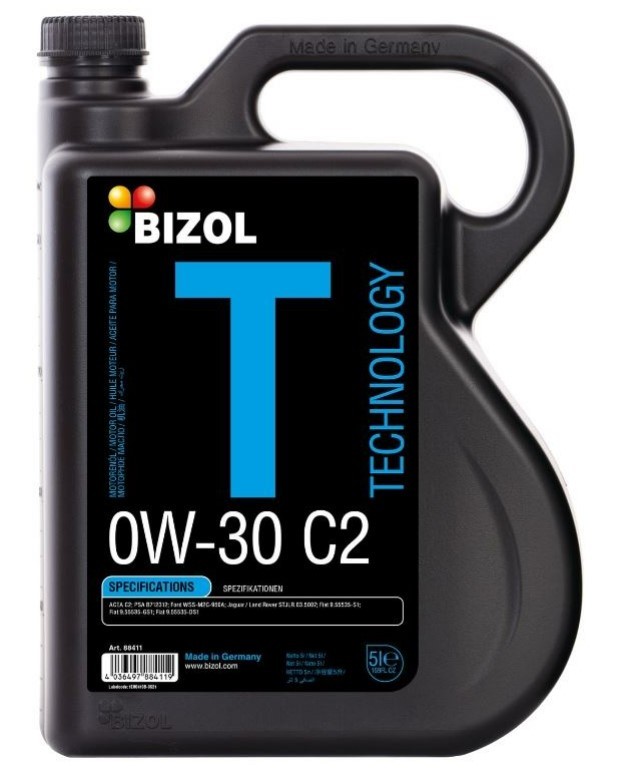 Buy Car oil BIZOL diesel 88411 TECHNOLOGY, C2 0W-30, 5l