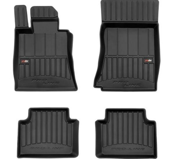 FROGUM ProLine Rubber, Front and Rear, Quantity: 4, black, Tailored Car mats 3D425873 buy