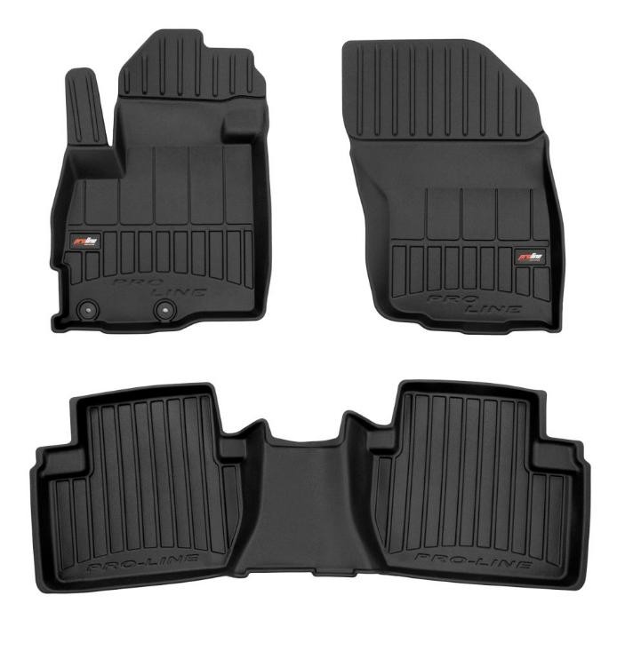 FROGUM ProLine Rubber, Front and Rear, Quantity: 4, black, Tailored Car mats 3D427075 buy