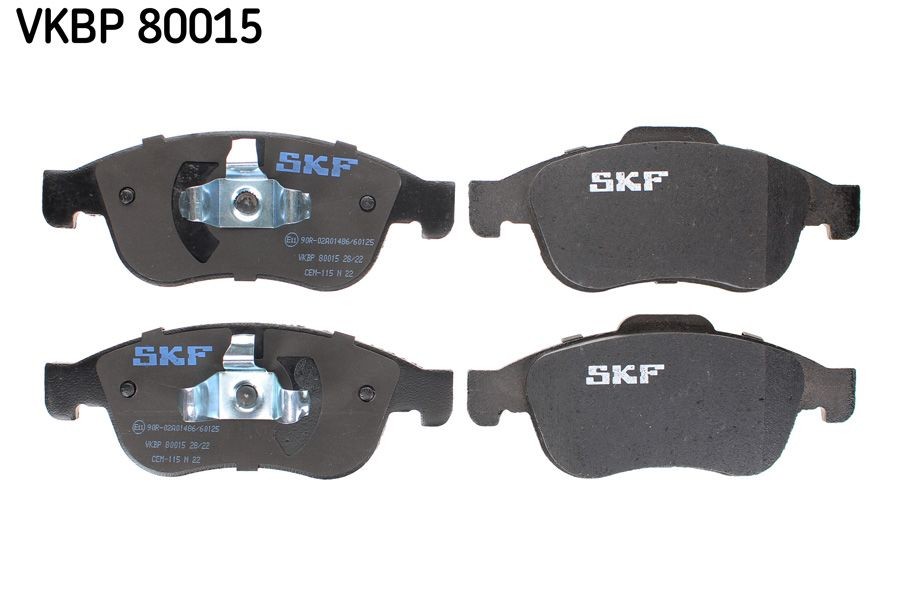 24538 SKF VKBP80015 Brake pad set 41 0A 100 QAA