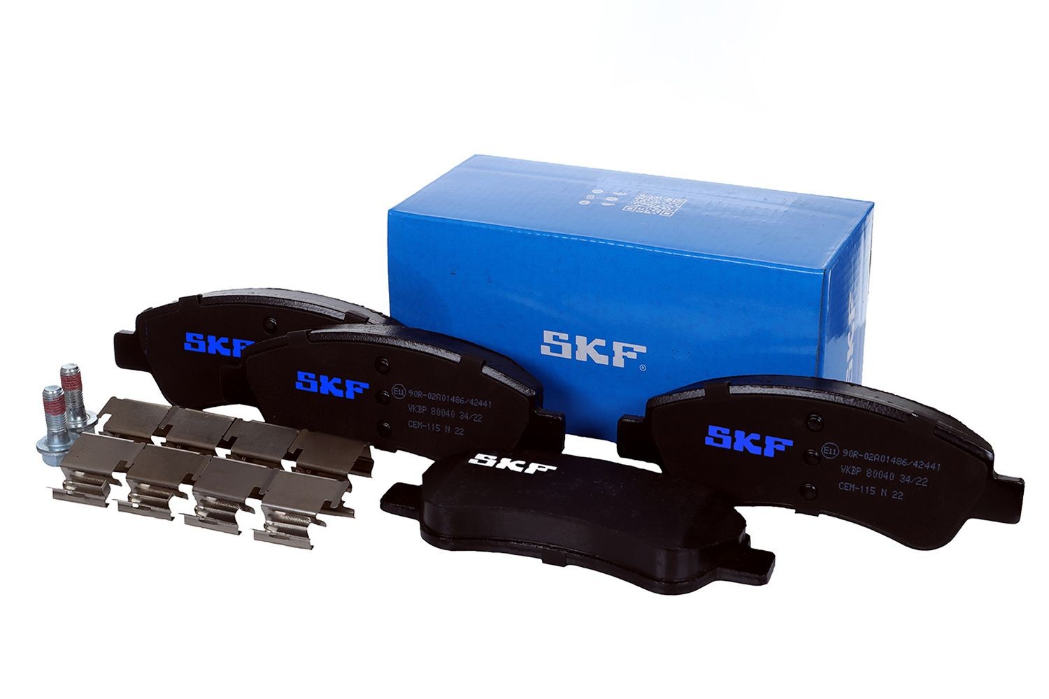 23954 SKF VKBP80040 Brake pad set 1610489680