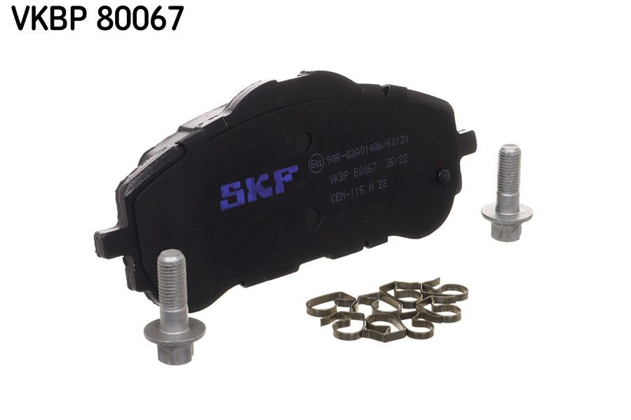25583 SKF not prepared for wear indicator Height 1: 58,2mm, Height 2: 63,3mm, Thickness: 18,5mm Brake pads VKBP 80067 buy