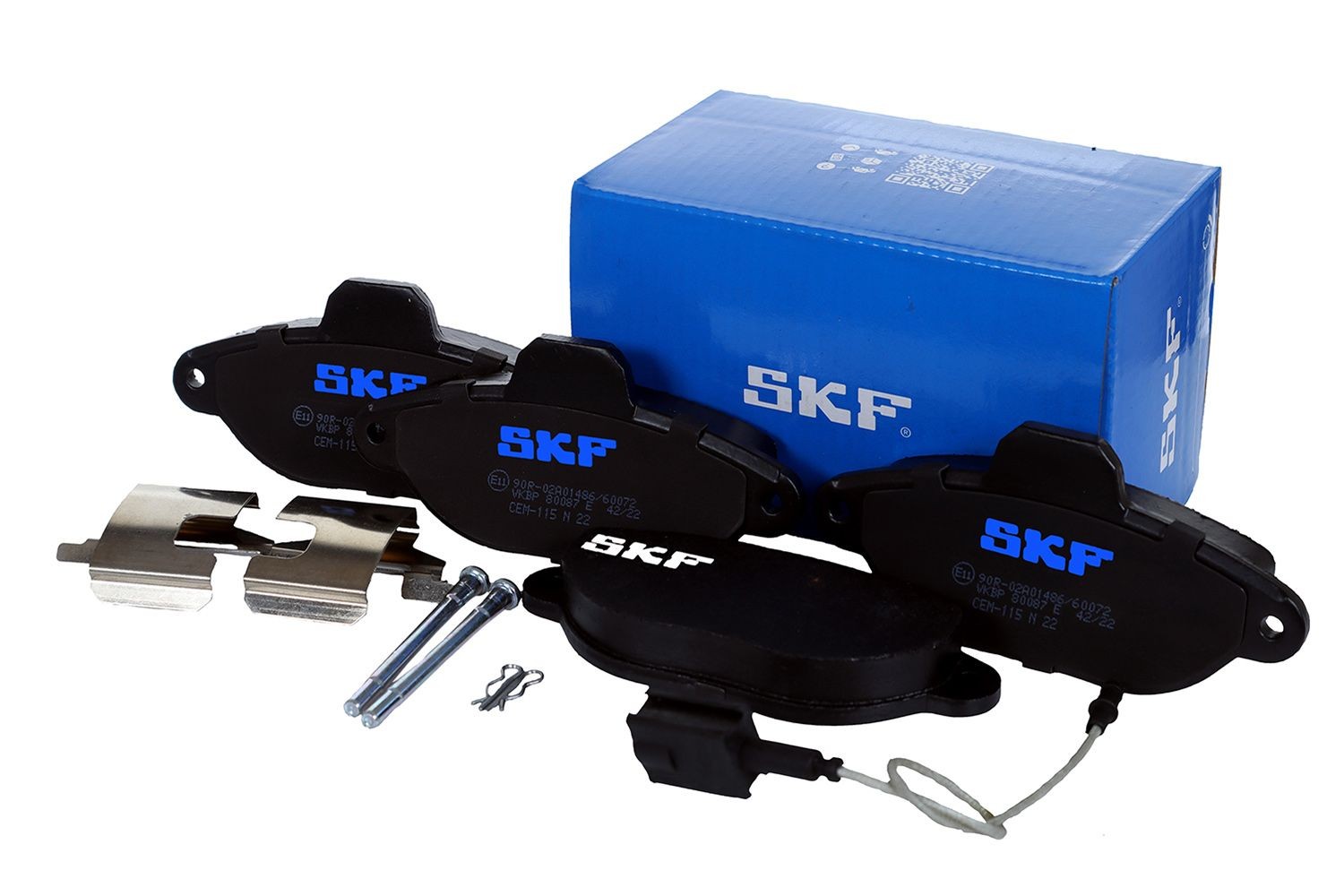 21436 SKF VKBP80087E Brake pad set 77365191
