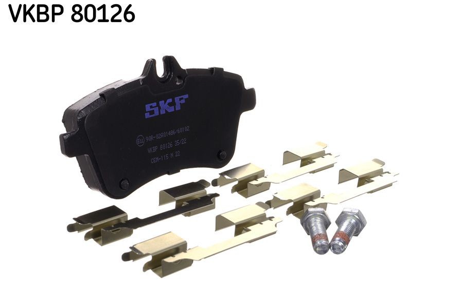 23881 SKF VKBP80126 Brake pad set A 169 420 0120
