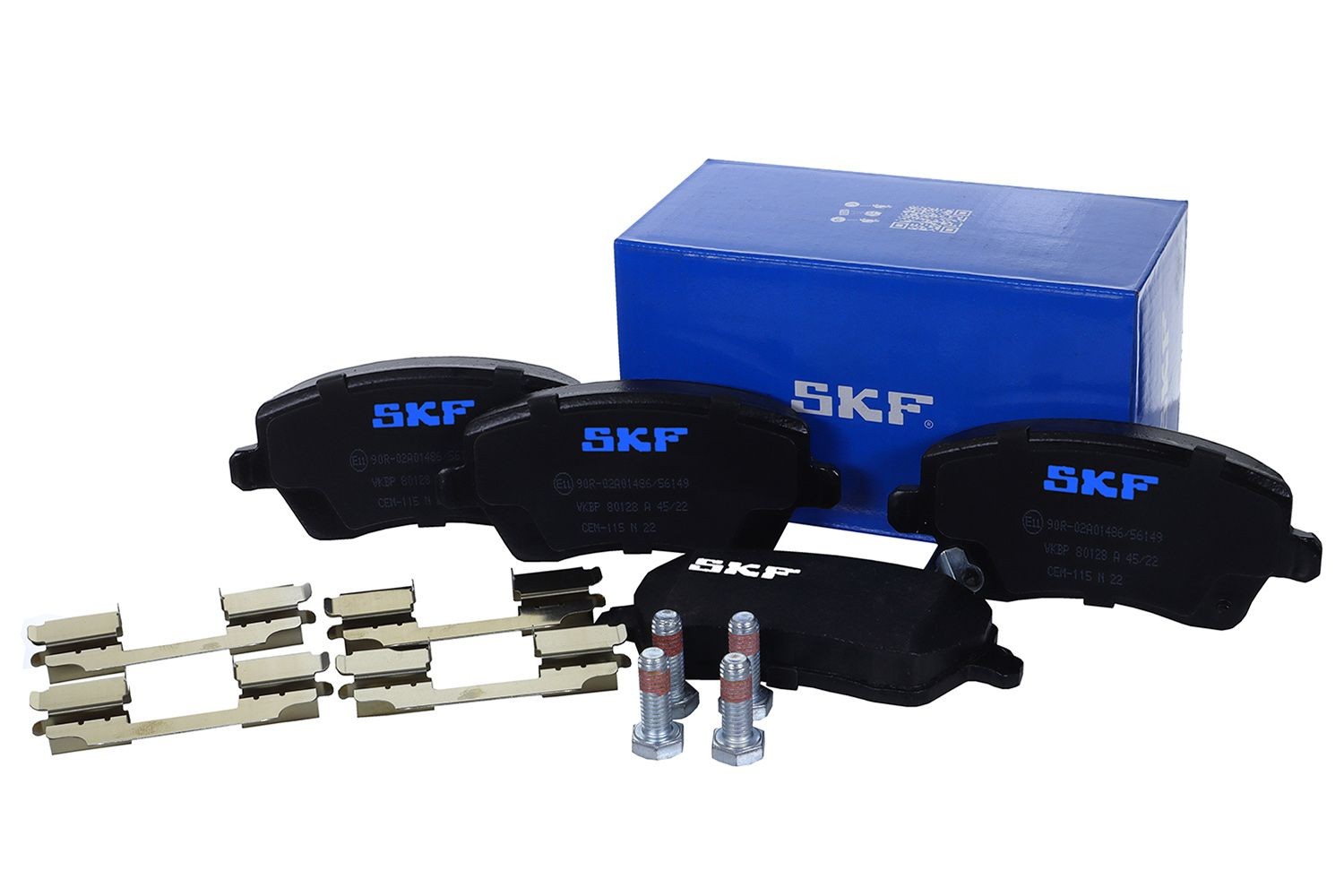 23973 SKF VKBP80128A Brake pads Suzuki Swift Mk3 1.3 DDiS 69 hp Diesel 2009 price