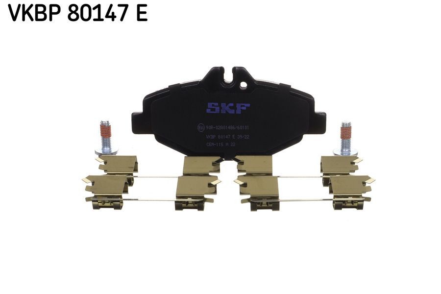 23743 SKF VKBP80147E Brake pad set 44208720