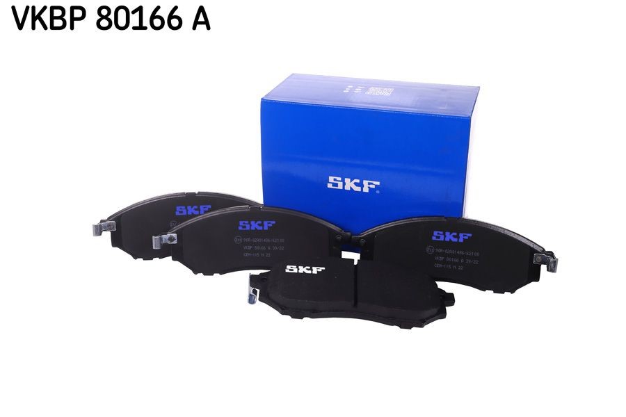 SKF VKBP80166A Σετ τακάκια, δισκόφρενα 41060CC090