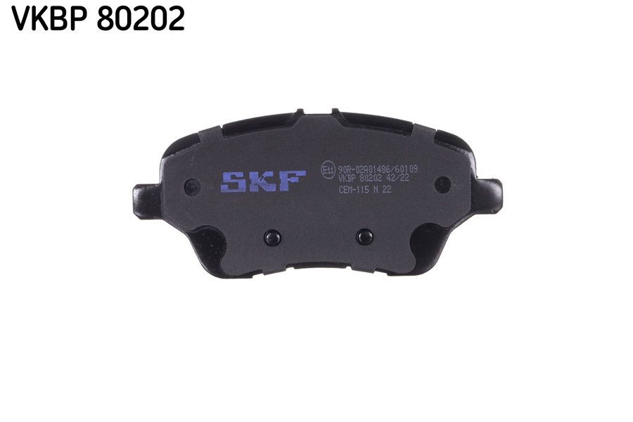 Original SKF 25134 Disc pads VKBP 80202 for FORD FOCUS