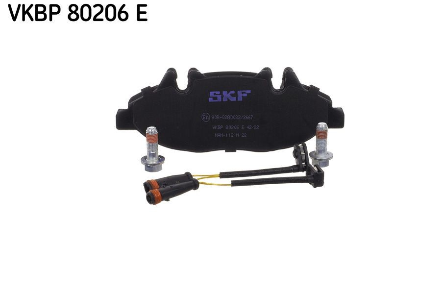24007 SKF VKBP80206E Brake pad set 000 421 61 10