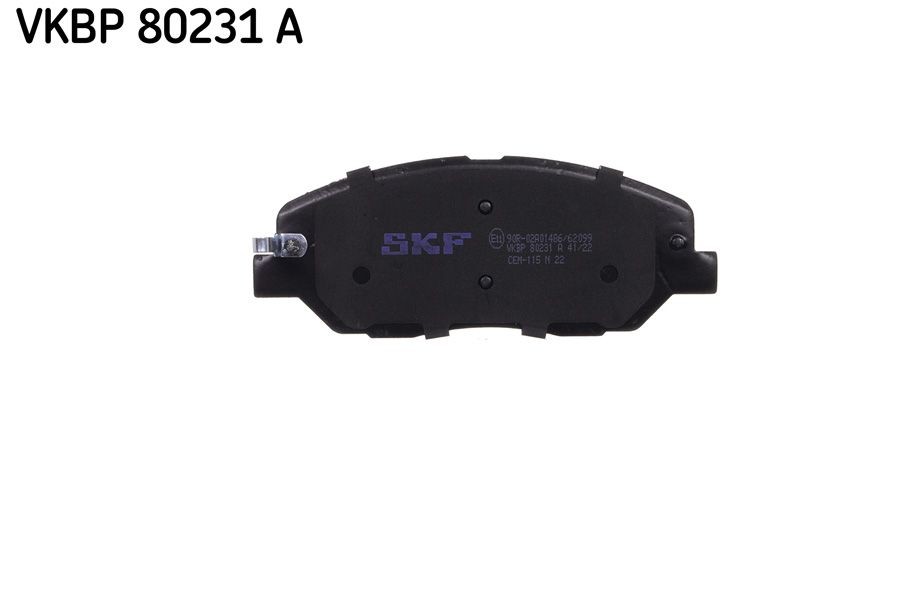 24351 SKF VKBP80231A Brake pad set 581014DU00
