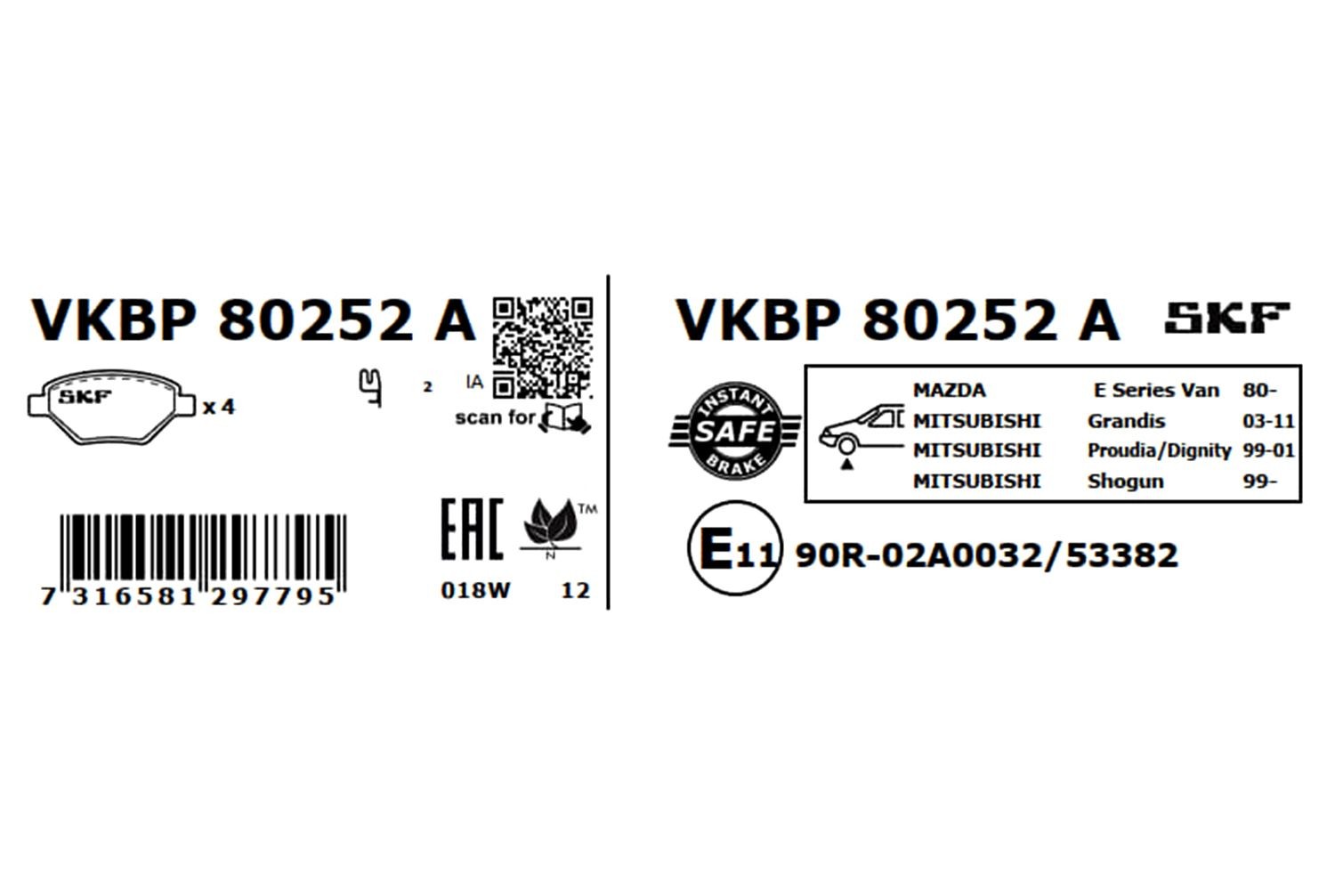 VKBP80252A Disc brake pads SKF VKBP 80252 A review and test