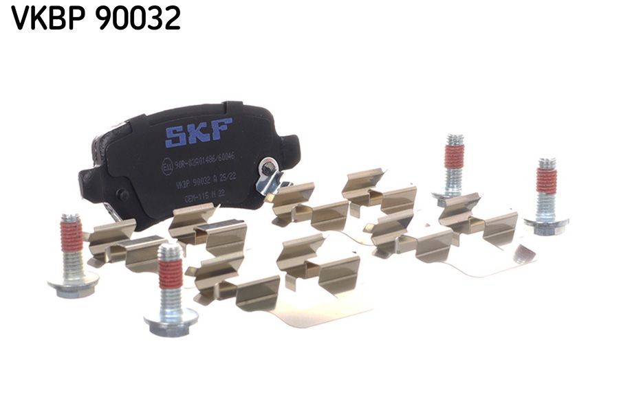 23416 SKF VKBP90032A Remblokkenset voor schijfrem VAUXHALL Corsavan Mk2 (C) (X01) 1.3 CDTI 16V (F08) 70 Pk Diesel 2004