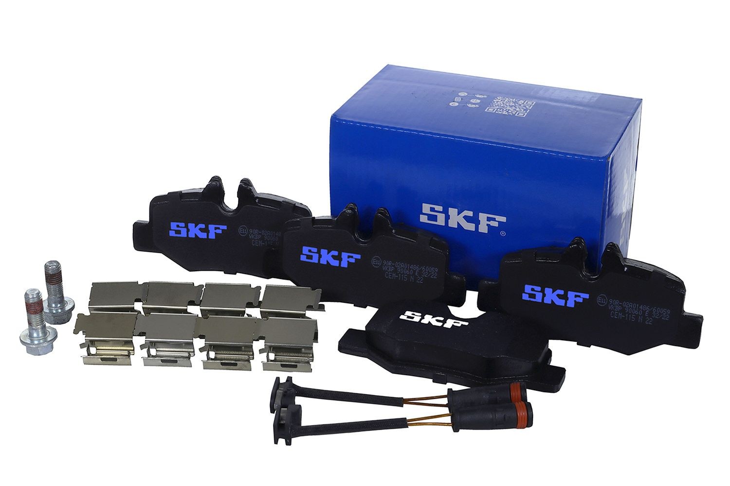 24008 SKF VKBP90060E Brake pad set A000 421 62 10