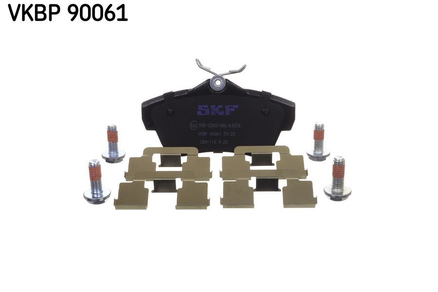 24578 SKF VKBP90061 Brake pad set SU001A1065