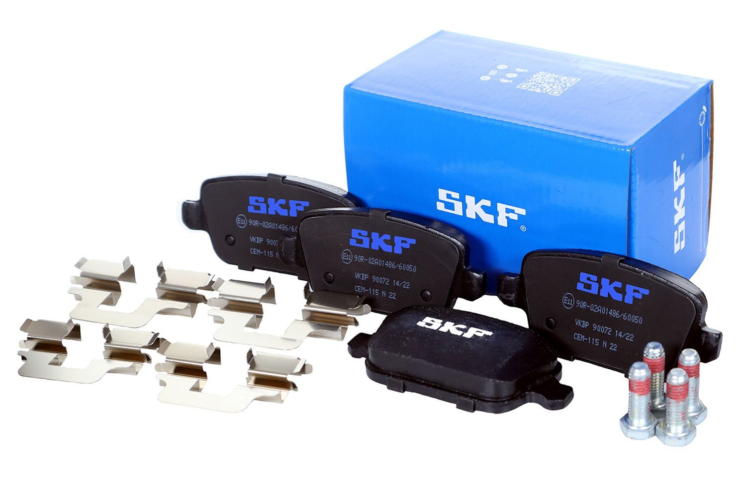24537 SKF VKBP90072 Brake pad set ME6G9J-2M008-GA