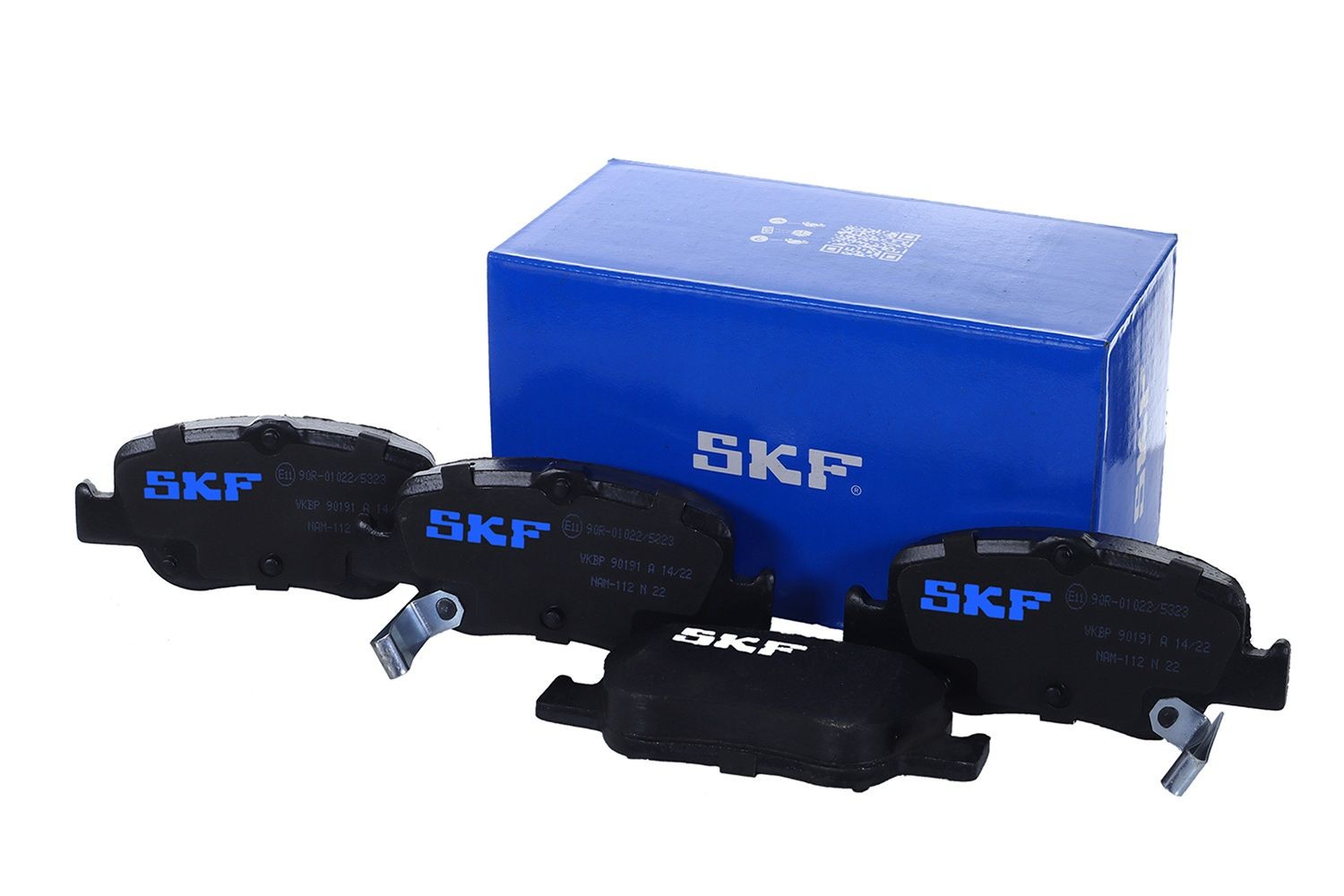 24664 SKF with acoustic wear warning Height: 45,5mm, Thickness: 16,5mm Brake pads VKBP 90191 A buy