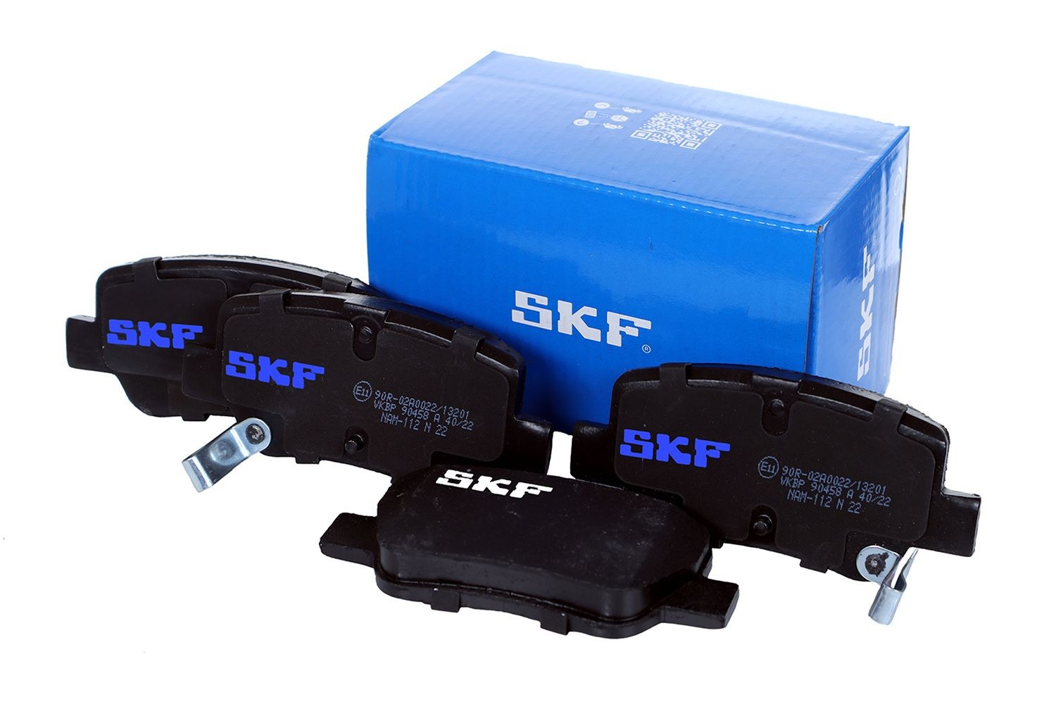 SKF VKBP 90458 A Brake pad set with acoustic wear warning