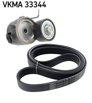 Great value for money - SKF V-Ribbed Belt Set VKMA 33344
