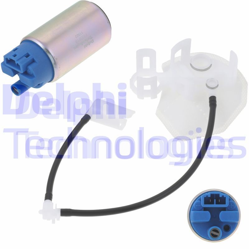 DELPHI Electric, Petrol, without gasket/seal, without pressure sensor Length: 92mm Fuel pump motor FE0819-12B1 buy