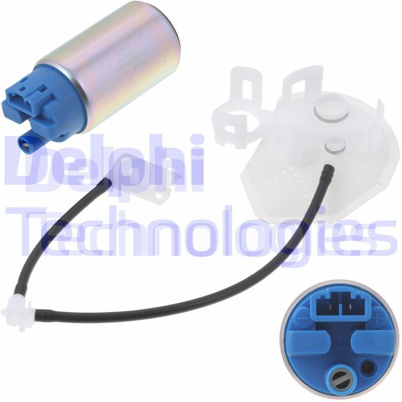 DELPHI Electric, Petrol, without gasket/seal, without pressure sensor Length: 92mm Fuel pump motor FE0821-12B1 buy