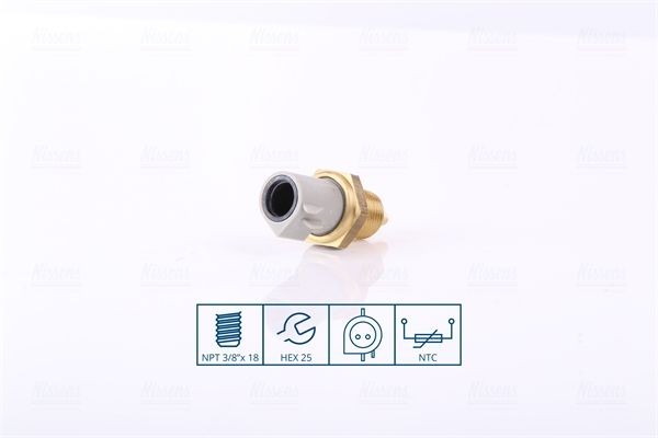 Opel ASTRA Coolant sensor 19785666 NISSENS 207012 online buy