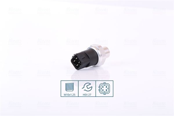 Air conditioning pressure sensor NISSENS 4-pin connector - 301036