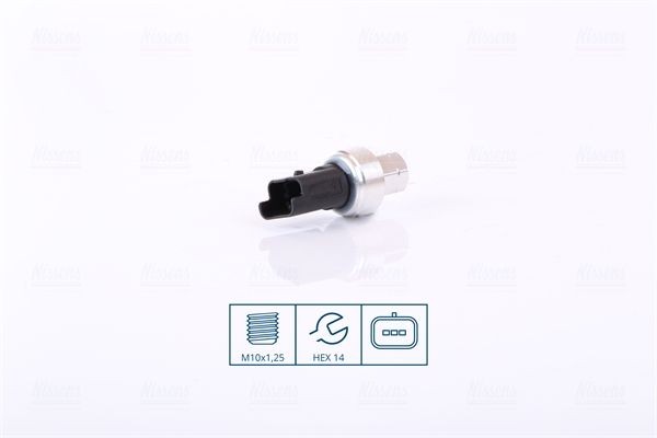 Air conditioning pressure switch NISSENS 301102 - Fiat Scudo III Van Sensors, relays, control units spare parts order