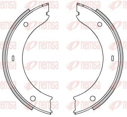 Original REMSA ZCA444900 Emergency brake pads 4449.00 for OPEL SENATOR