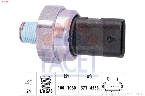 EPS 1.980.016 FACET 1/8 GAS Oil Pressure Switch 25.0016 buy