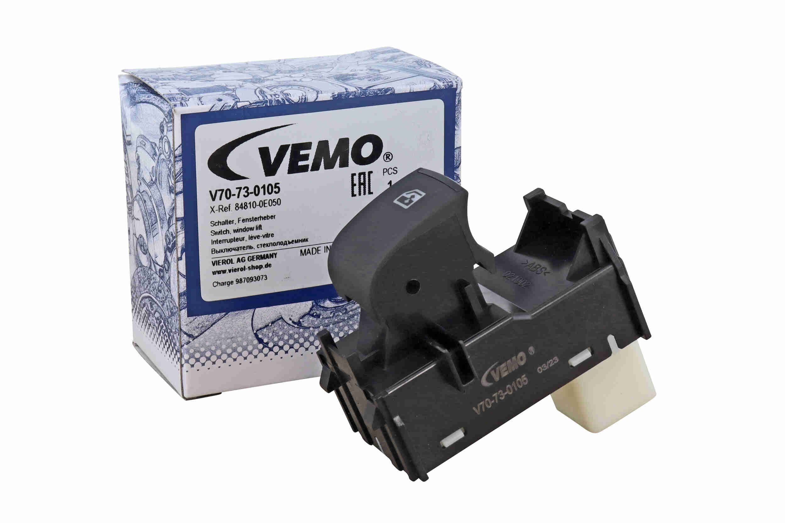VEMO Electric window switch V70-73-0105 for TOYOTA CAMRY, TACOMA, HIGHLANDER