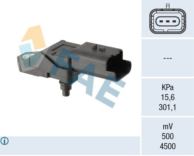 FAE Number of pins: 3-pin connector MAP sensor 15270 buy