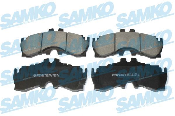 22833 SAMKO Height: 65,8mm, Width: 200,1mm, Thickness: 17mm Brake pads 5SP2317 buy