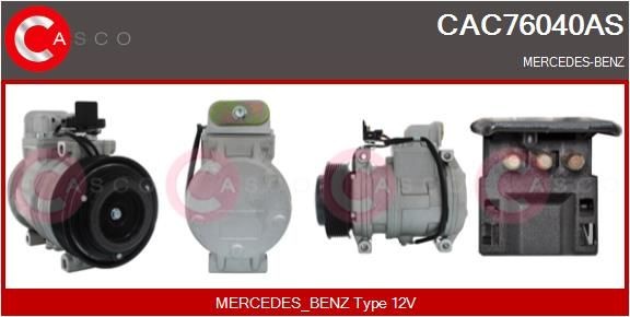 CASCO CAC76040AS Air conditioning compressor 000 230 04 11