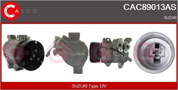 Suzuki GRAND VITARA Air conditioning compressor CASCO CAC89013AS cheap
