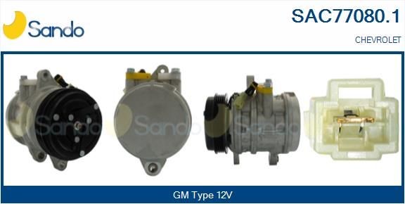 SANDO SAC77080.1 Air conditioning compressor 96406679