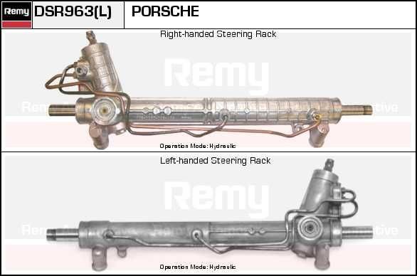 DELCO REMY Steering rack DSR963L Porsche BOXSTER 2002