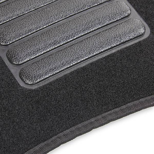 215A1423 RIDEX Fußmatten PVC, Textil, vorne und hinten, Menge: 4, schwarz,  Universelle passform, 67,5*42, 34*42