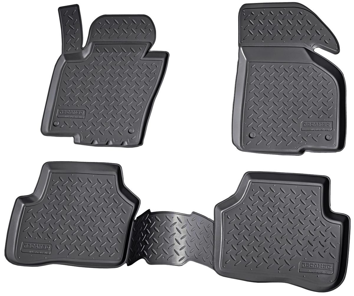 RECAMBO Rubber, Front and Rear, Quantity: 4, black, Tailored Car mats F-7510a buy