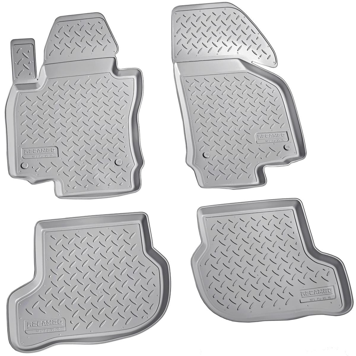 Gummi Fußmatten passend für Seat Exeo / Exeo ST Auto Gummimatten