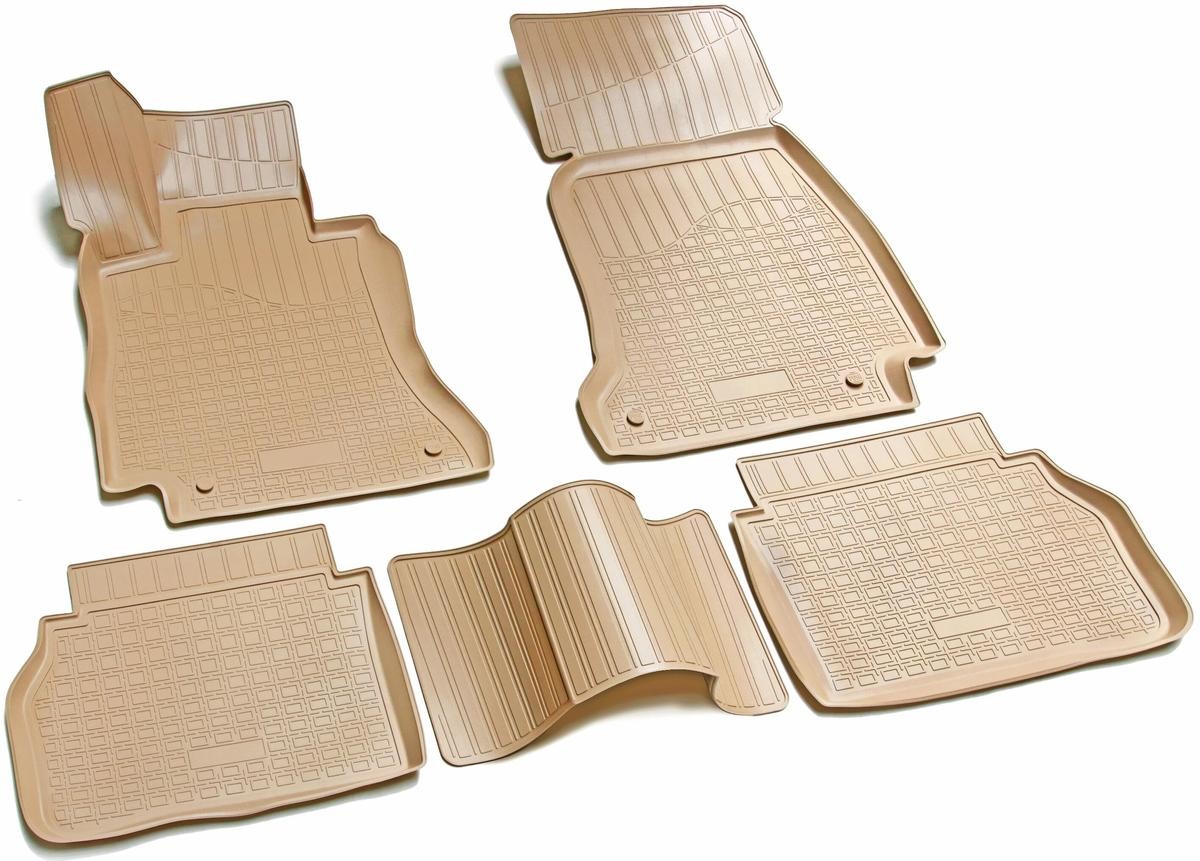 RECAMBO Rubber, Front and Rear, Quantity: 4, beige, Tailored Car mats F-8581a buy