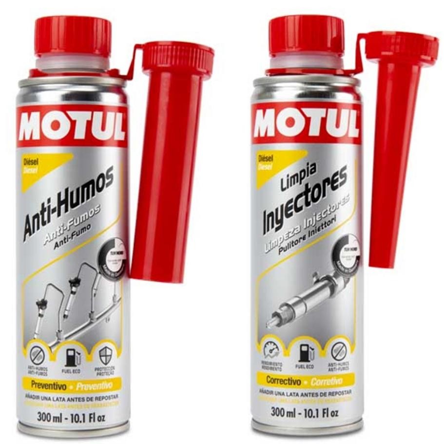 MOTUL Cleaner, diesel injection system Pack Pre ITV Gasolin, Injector Cleaner, Anti-Smoke 111259