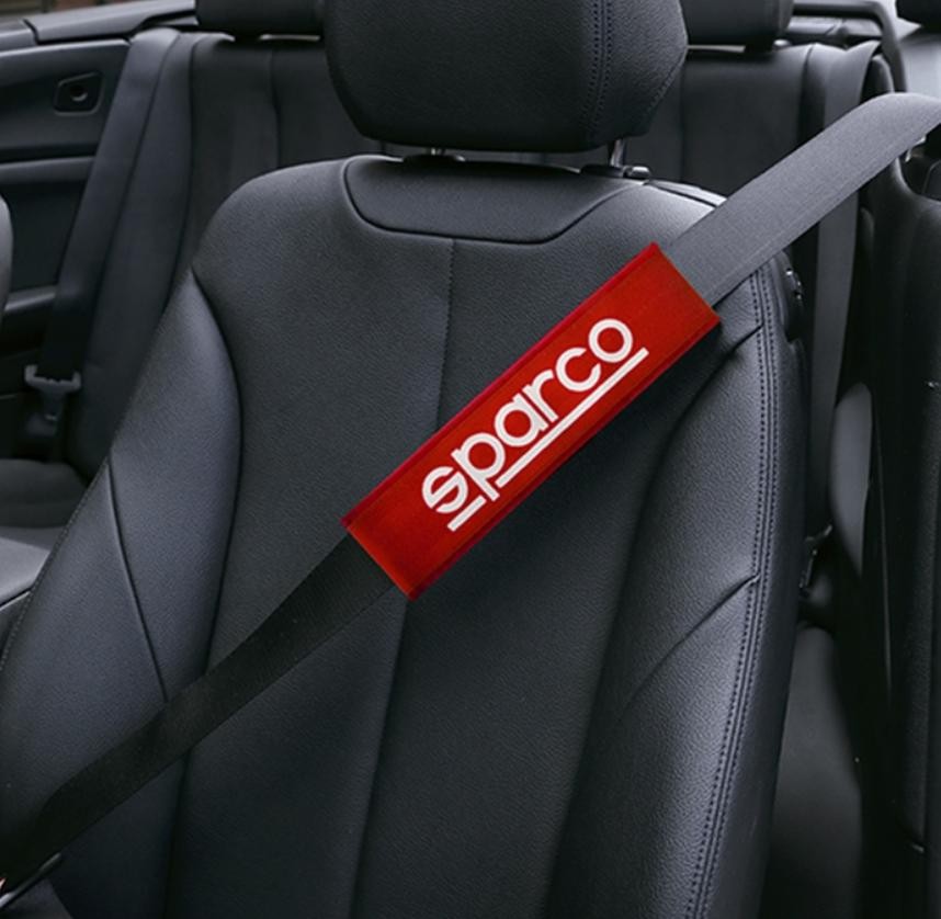 SPC1209RD SPARCO SPC PAD Protector para cinturón de coche Rojo, Poliéster ▷  AUTODOC precio y opinión