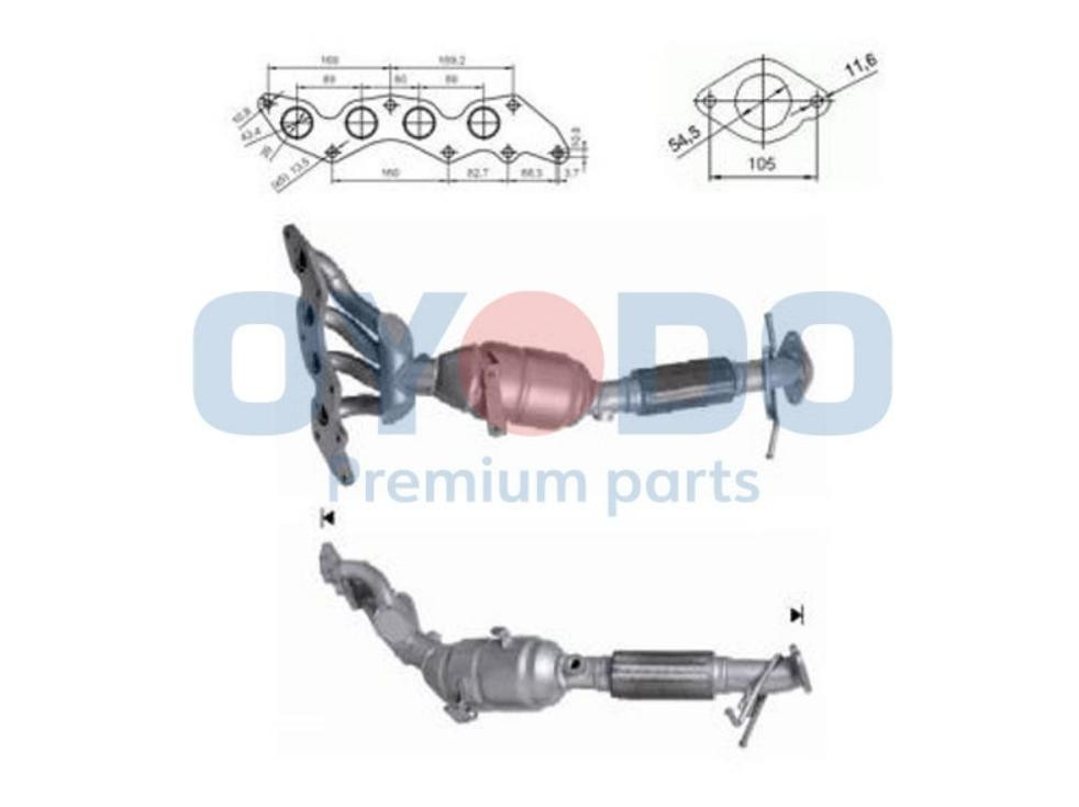 Katalysator für Ford Focus Mk2 Kombi 1.8 125 PS Benzin 92 kW 2006 - 2012  QQDB ▷ AUTODOC