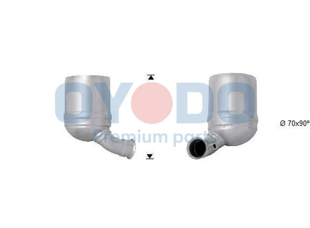 Oyodo 20N0012-OYO Diesel particulate filter Euro 4 (D4), with mounting parts