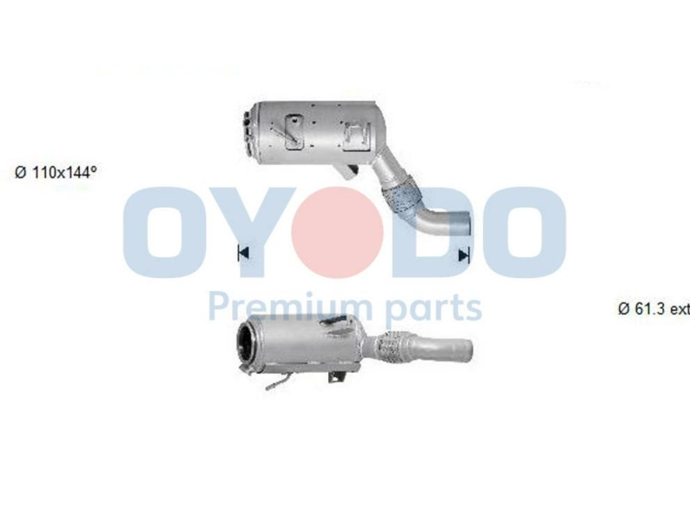 Oyodo 20N0013-OYO Diesel particulate filter BMW X5 2001 in original quality