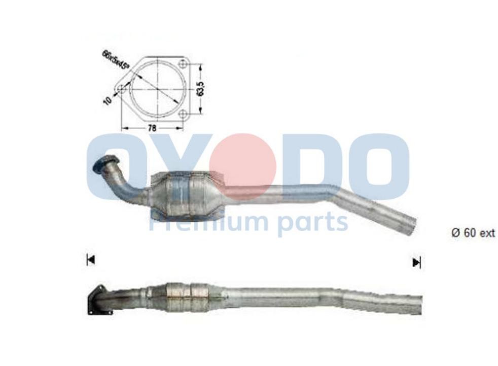 Oyodo 20N0026OYO Catalyst BMW 3 Compact (E46) 318td 2.0 115 hp Diesel 2003 price