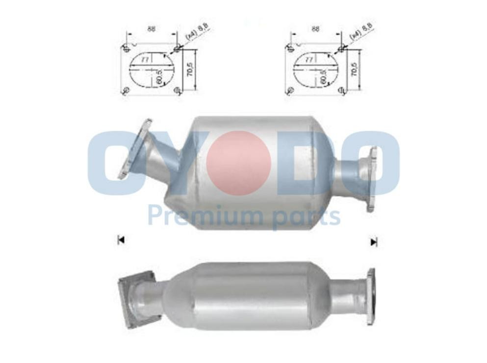 BMW X5 Diesel particulate filter Oyodo 20N0030-OYO cheap