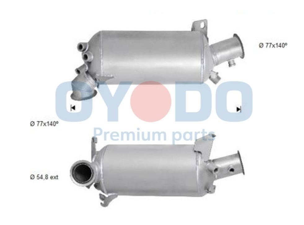 Oyodo 20N0037-OYO Diesel particulate filter 7H0 254 700 KX