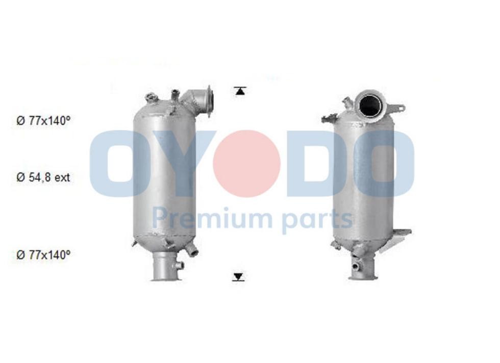 Oyodo 20N0041-OYO Diesel particulate filter 7H0 254 700 LX
