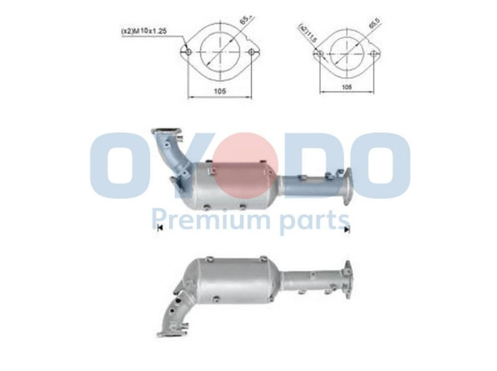 Oyodo 20N0065-OYO Diesel particulate filter NISSAN NAVARA 2013 price